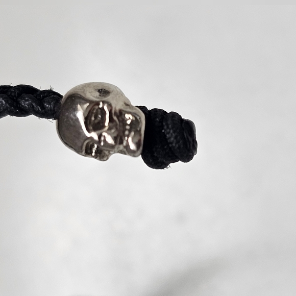ALEXANDER MCQUEEN double skull braided rope bracelet adjustable - Picture 7 of 8